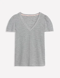 T-shirt flammé Sophie à col V