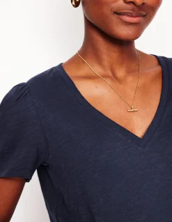 T-shirt flammé Sophie à col V