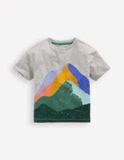 T-shirt graphique délavé