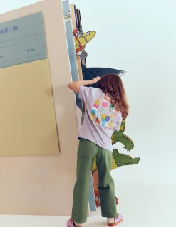 T-shirt imprimé à manches courtes