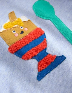 T-shirt manches longues à appliqué