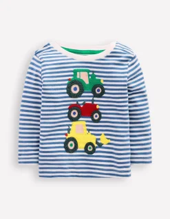 T-shirt manches longues à appliqué