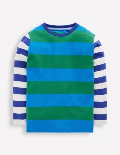 T-shirt manches longues à motif pêle-mêle