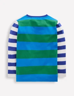 T-shirt manches longues à motif pêle-mêle