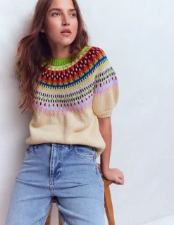 T-shirt Margot à manches bouffantes