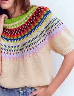 T-shirt Margot à manches bouffantes