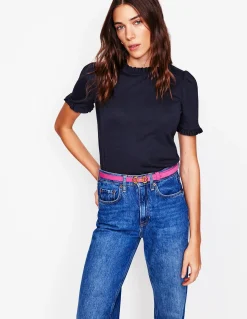 T-shirt volanté ultra-doux