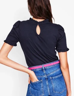 T-shirt volanté ultra-doux