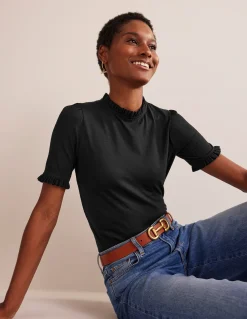 T-shirt volanté ultra-doux