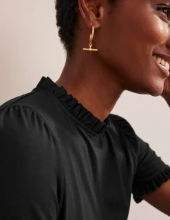 T-shirt volanté ultra-doux