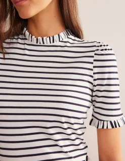 T-shirt volanté ultra-doux