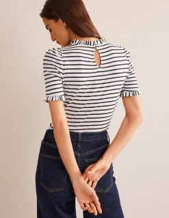 T-shirt volanté ultra-doux