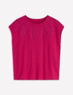 T-shirt Willow à broderie anglaise