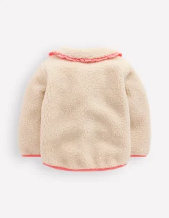 Veste à col en borg fille