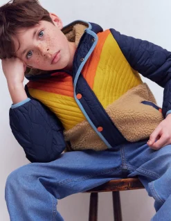 Veste en borg à chevrons