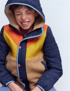 Veste en borg à chevrons