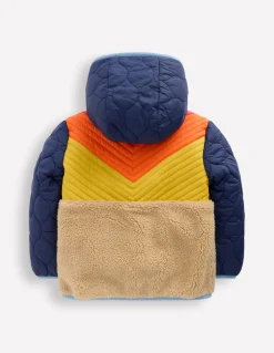 Veste en borg à chevrons