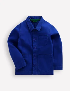 Veste style vêtement de travail en toile