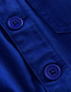 Veste style vêtement de travail en toile